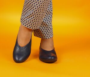 Think Ballerinas blau Guad-2 navy 563-8020 - GUD 703