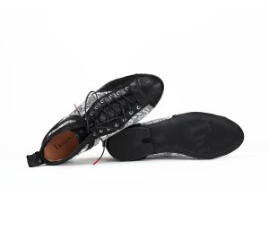 Think Schn&uuml;rschuhe schwarz Guad-2 bianco/kombi 618-1000 - GUD 706