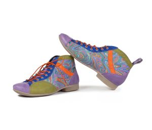 Think Schnürschuhe bunt Guad-2 multicolour/kombi 618-9080 - GUD 708