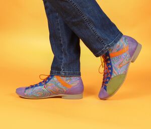 Think Schnürschuhe bunt Guad-2 multicolour/kombi 618-9080 - GUD 708