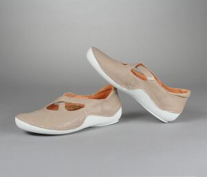 Think Ballerinas beige Kapsl panna 711-4000 - KPS 181