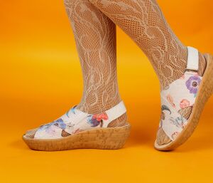 Think Sandaletten bunt Kate ivory/kombi 932-9010 - KAT 1