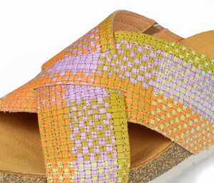 Think Pantoletten bunt Koak matcha 537-9130 - KOA 43