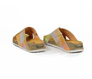 Think Pantoletten bunt Koak matcha 537-9130 - KOA 43