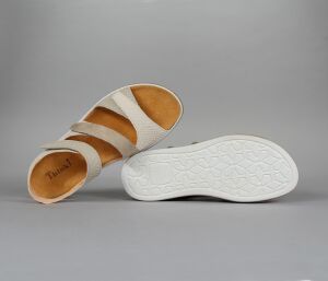 Think Sandaletten beige Meggie bianco/kombi 585-1000 - MEG 77