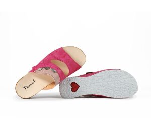 Think Pantoletten pink Mizzi fuxia/kombi 202-5010 - MZZ 403