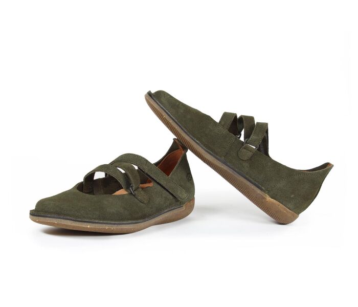 Loints Ballerinas Natural green gr&uuml;n 68410-0745 Neerstraat - LNT 1734