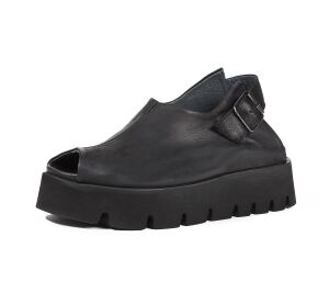 Lofina Sandaletten schwarz 5225 Maja gasoline-nero - LOF 61