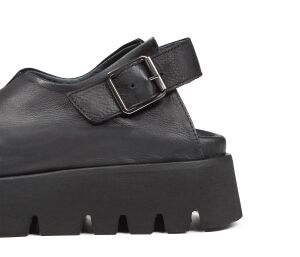 Lofina Sandaletten schwarz 5225 Maja gasoline-nero - LOF 61