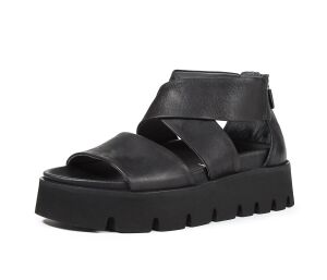 Lofina Sandaletten schwarz 5233 Maja gasoline-nero - LOF 62