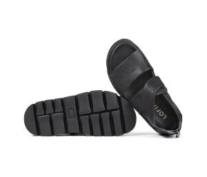 Lofina Sandaletten schwarz 5233 Maja gasoline-nero - LOF 62