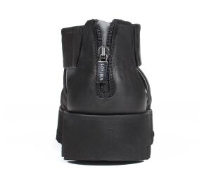 Lofina Sandaletten schwarz 5233 Maja gasoline-nero - LOF 62