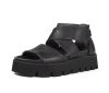 Lofina Sandaletten schwarz 5233 Maja gasoline-nero - LOF 62