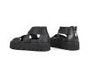 Lofina Sandaletten schwarz 5233 Maja gasoline-nero - LOF 62