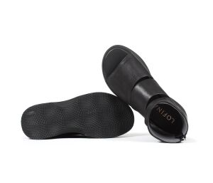 Lofina Sandaletten schwarz 5124 Solveig gasoline-nero - LOF 63