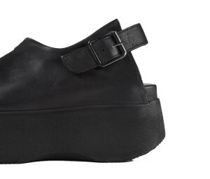 Lofina Sandaletten schwarz 5123 Solveig gasoline-nero - LOF 64