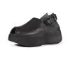 Lofina Sandaletten schwarz 5123 Solveig gasoline-nero - LOF 64