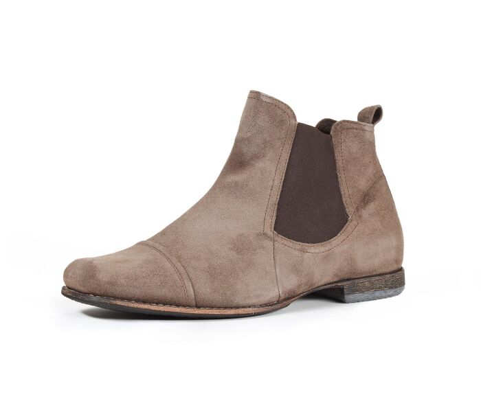 think boots braun guru espresso 89699-41 fussbett: lederbezogene wechselbare kork-latex-bettung (pflanzlich gegerbt) kalbsleder pflanzlich  gegerbt - nicht gef&auml;rbt 5 mm absatz mit weichem absatzfleck f&uuml;r hohe d&auml;mpfung coole chelsea-boots in dezent verlebtem gefettetem velourleder