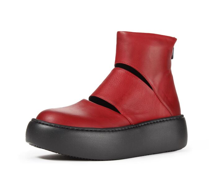 Lofina Stiefeletten rot 2925 Elina gasoline-rosso - LOF 72