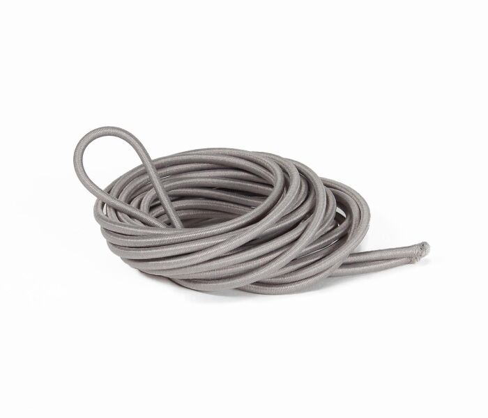 Think Elastik-Senkel hell-grau