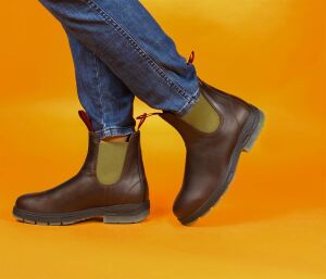 Hobo Shoes Australian darkbrown/olive Booties - HBS 20