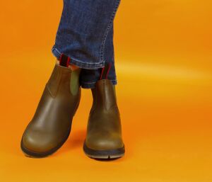 Hobo Shoes Australian olive/olive Booties - HBS 22