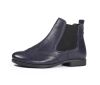 think stiefeletten blau agrat navy 31-8030 fussbett: lederbezogene wechselbare kork-latex-bettung (pflanzlich gegerbt) leder pflanzlich  gegerbt 10 mm comfort-absatz ganz toller, leichter bootie mit klassischer fl&uuml;gelkappe und 2 seitlichen gummiz&uuml;gen f&uuml;r einfachen einstieg und guten halt. sieht immer gut angezogen aus.