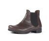 think stiefeletten braun denk pepper 155-2010 lederbezogene kork-latex-bettung - vegetabil gegerbt lederfutter - vegetabil gegerbt und ungefärbt 10 mm absatz ganz klassischer chelsea-booties mit  2 breiten gummizügen für sicheren halt und bequemen einstieg. nahtfreie ballenpartie mit einer schafthöhe von ca. 10 cm.
