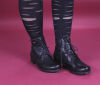 Think Stiefeletten schwarz Denk schwarz/kombi 831-0020 - DKN 723