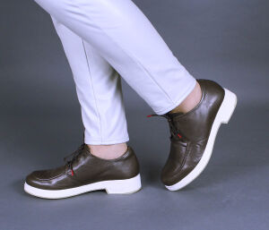 Think Schn&uuml;rschuhe taupe Cogita pepper 1003-2000 - GTA 49