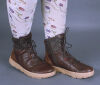 think boots braun comoda espresso/kombi 734-3010 fussbett: filz-bezogene wechselbare kork-latex-bettung (pflanzlich gegerbt) mit besonderer auftritt-dämpfung im ballenbereich weicher textil-filz aus 75 % wolle, 5 % cashmere und 20 % polyamid 10 mm absatz in der keilsohle sehr comfortable boots mit gepolstertem schaftrand, extra weiter einstieg durch funktionsschnürung und seitlichem reissverschlussschafthöhe ca. 12 cm