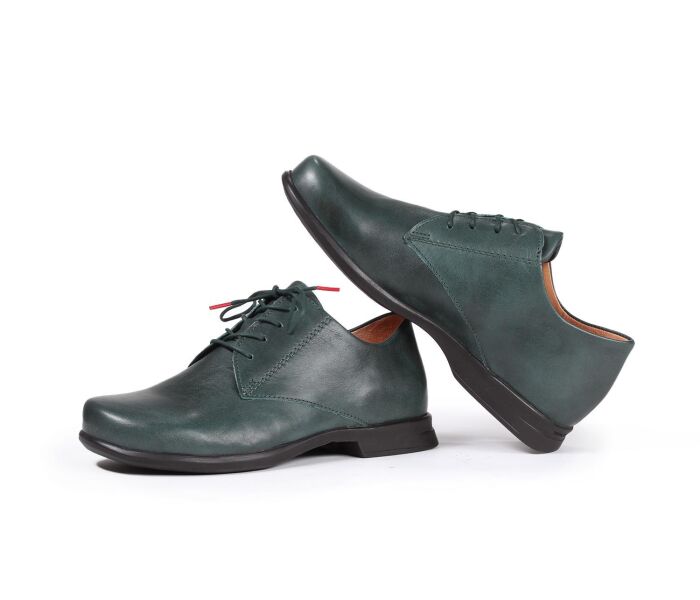 think schnürschuhe grün pensa damen pino 849-7000 fussbett: lederbezogene wechselbare kork-latex-bettung (pflanzlich gegerbt) lederfutter - pflanzlich gegerbt 5 mm absatz ein neues pensa-modell ganz schlichter 4-loch-schnürer im derby-schnitt. nahtfreie ballenpartie und genug raum für die zehen