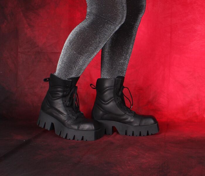 Lofina Stiefeletten schwarz 6104 Smilla gasoline nero - LOF 81