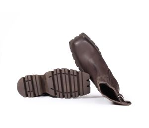 Lofina Stiefeletten braun 6123 Smilla gasoline chocolade - LOF 82