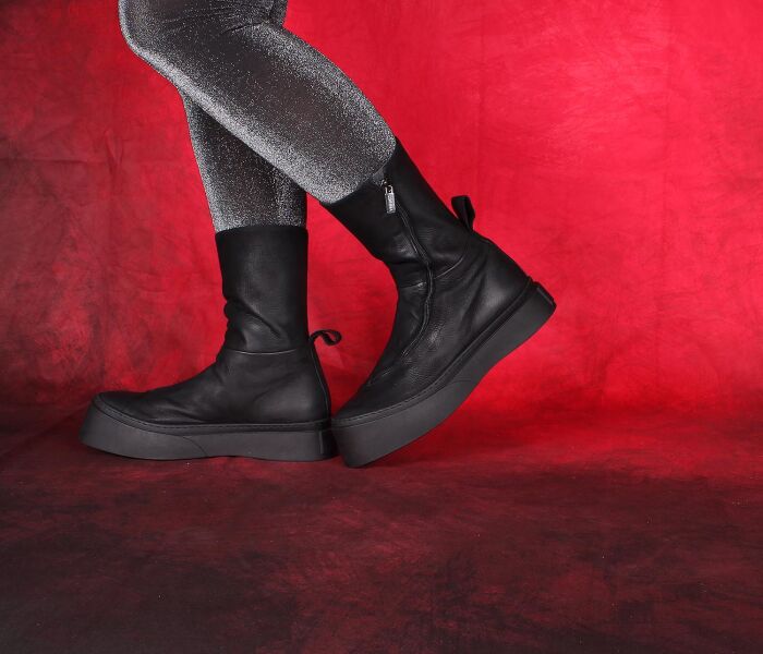 Lofina Stiefeletten schwarz 6430 Kaia gasoline-nero - LOF 89