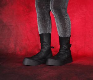 Lofina Stiefeletten schwarz 6430 Kaia gasoline-nero - LOF 89