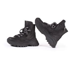 Lofina Stiefeletten schwarz 6492 Linette gasoline-nero - LOF 91