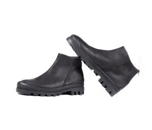 Lofina Stiefeletten schwarz 6470 Birte gasoline-nero - LOF 94