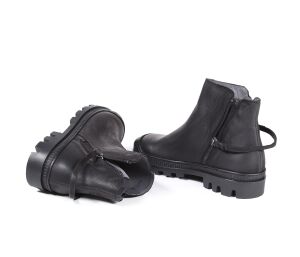 Lofina Stiefeletten schwarz 6473 Birte gasoline-nero -...